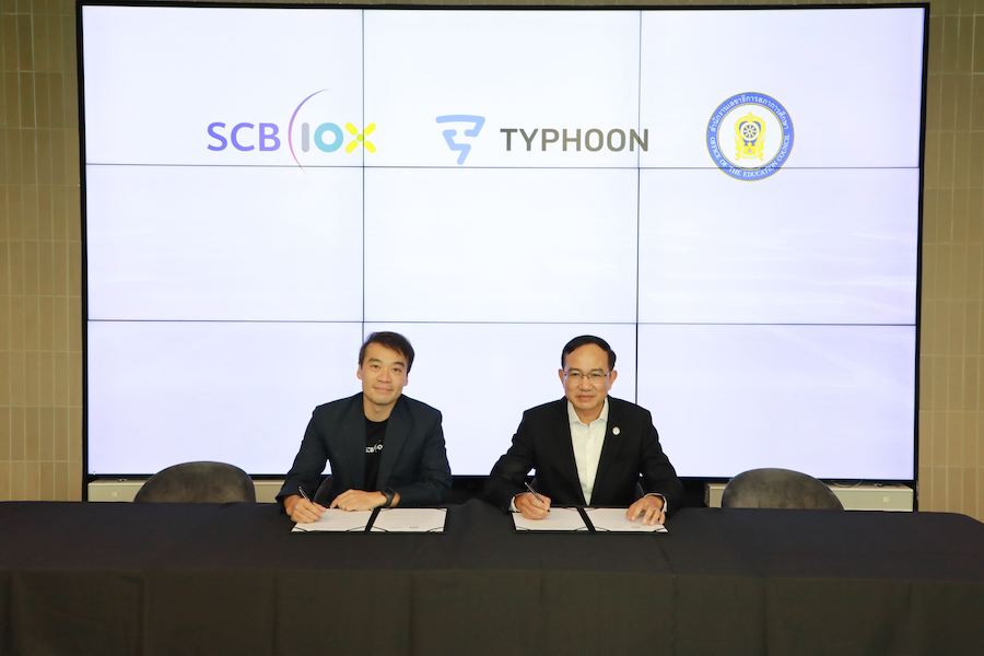 SCB 10X จับมือสำนักงานเลขาธิการสภาการศึกษา นำ AI Typhoon ยกระดับการศึกษาไทย